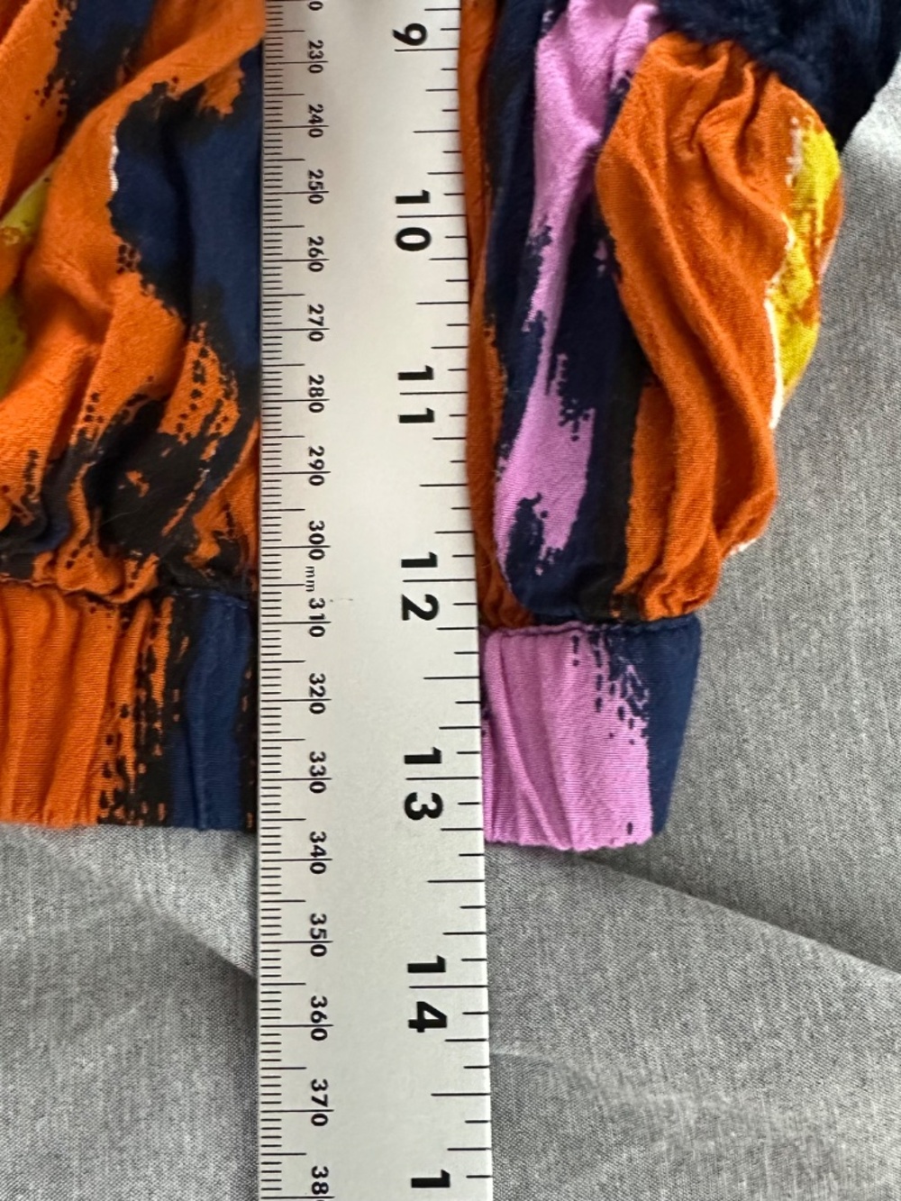 Anthropologie Womens Medium Multi-Textured Bralette Crop Top Boho Abstract Print - Picture 5 of 6